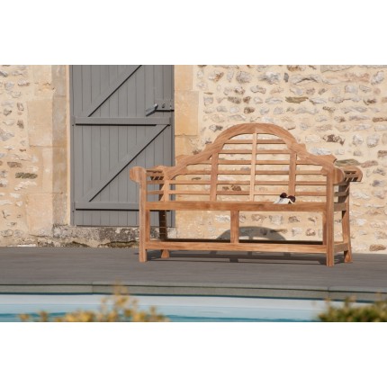 Banc de jardin Sumatra en bois Teck | Seconde Vie