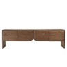 4-drawer TV cabinet in mindi wood | ROMY Collection | Macabane
