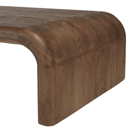 Sleek coffee table in mindi wood | Romy Collection | Macabane