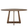140x140cm round dining table in mindi wood | Romy Collection