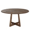 140x140cm round dining table in mindi wood | Romy Collection