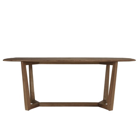 ROMY - Table à manger rectangulaire 200x100cm bois de mindi
