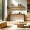 Console épurée en bois de mindi | Collection Romy