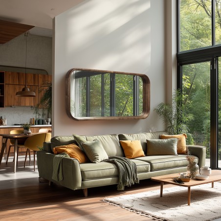 Miroir en bois de mindi | Romy | Meubles Macabane