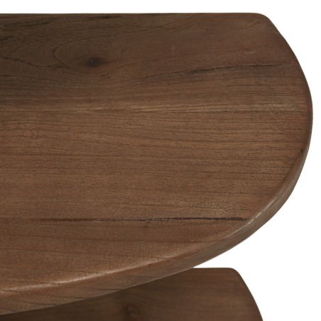 Bibliothèque linéaire 5 étagères en bois de mindi | Romy | Macabane