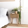 SECONDE MAIN - Chevet couleur naturelle 1 tiroir cannage