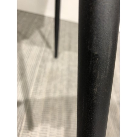 2 ecru fabric chairs with rounded backs | Second-Hand