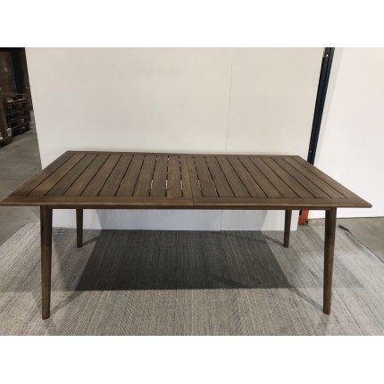 Garden table for 8/10 people, 180/240x100x75 cm, made of acacia wood | Second Life
