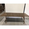 Garden table for 8/10 people, 180/240x100x75 cm, made of acacia wood | Second Life