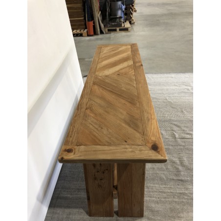 Console 160x45cm bois Pin recyclé | Seconde Main