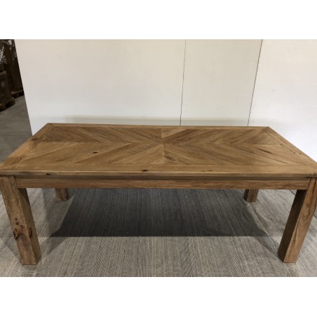 SECOND-HAND - Brown dining table 200x90cm Recycled pine