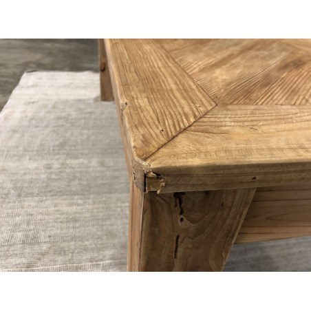 SECONDE MAIN - Table à manger marron 200x90cm en Pin recyclé