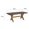 Brown concrete-effect table and bench set with acacia wood legs | Macabane