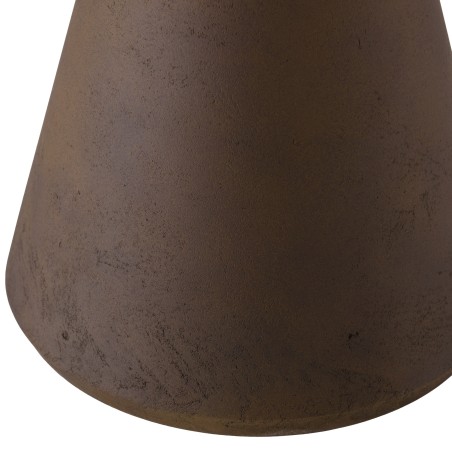 Table d'appoint ronde en béton marron D40cm | Macabane