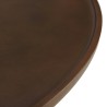 Table basse ronde en béton marron D80cm | Macabane