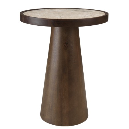 Table d'appoint avec plateau en marbre | Meubles Macabane