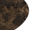 Mesa de centro tablero de cerámica marrón | Muebles Macabane