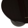 Tavolino d'appoggio rotondo in metallo nero | Mobili Macabane