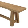 3-metre recycled teak garden bench | Macabane Furniture
