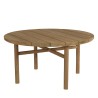 Table basse de jardin ronde en teck recylé | Meubles Macabane