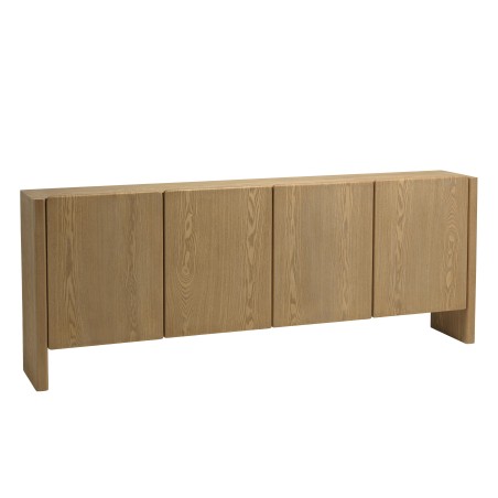 Natural-coloured sideboard with 4 doors | Macabane Furniture