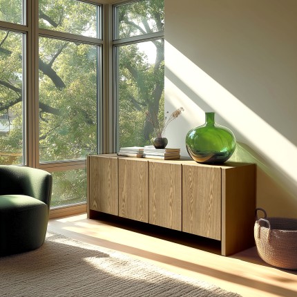 Buffet avec portes au design arrondi | Meubles Macabane