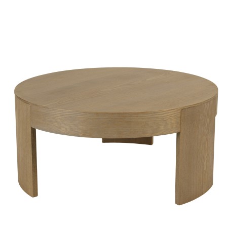 Runder Couchtisch naturfarben | Macabane Möbel
