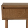 Wooden bedside table with rounded design | Macabane Furniture