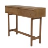 Consolle in legno color naturale 2 cassetti - Mobili Macabane