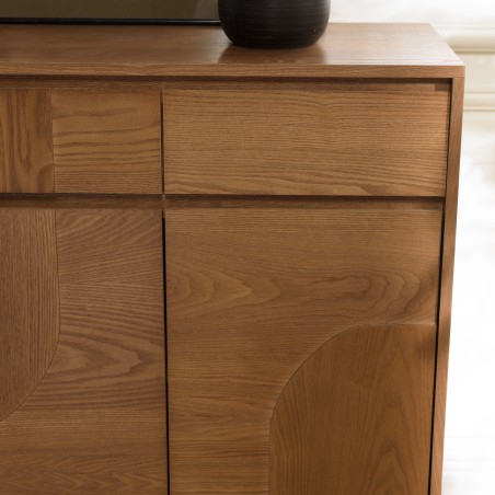 Natural-coloured wooden sideboard | Macabane Furniture