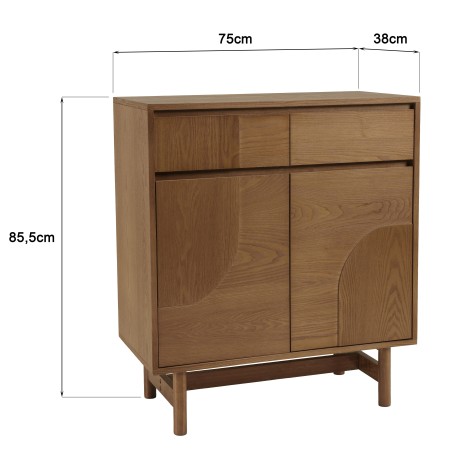 Sideboard aus naturfarbenem Holz | Macabane Möbel