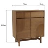 Sideboard aus naturfarbenem Holz | Macabane Möbel