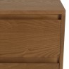 Natural-coloured wooden sideboard with 3 drawers | Macabane Furniture