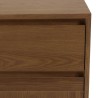 Natural-coloured wooden chest of drawers with 3 drawers | Macabane Furniture