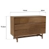 Commode en bois couleur naturelle 3 tiroirs | Meubles Macabane