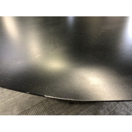Table basse ronde 110x110cm plateau en fer noir | Seconde vie