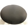 Table basse ronde 110x110cm plateau en fer noir | Seconde vie