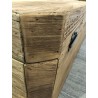 SECONDE MAIN - Coffre rangement marron bois