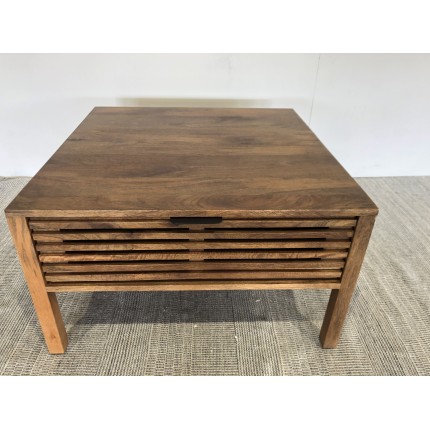 Square mango wood coffee table | Macabane Furniture