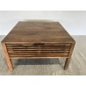 Table basse carrée en manguier | Meubles Macabane