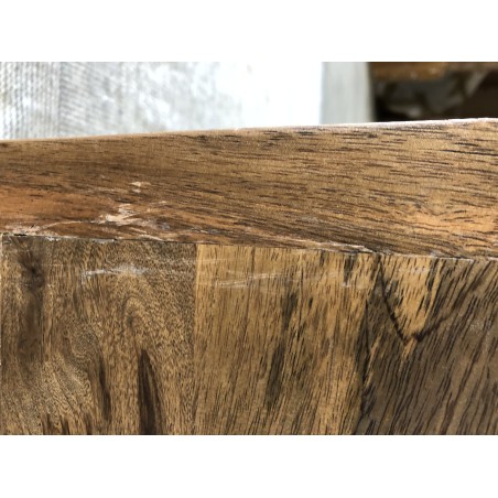 Square mango wood coffee table | Macabane Furniture