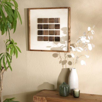 Recycled pine wall decoration | Second-hand