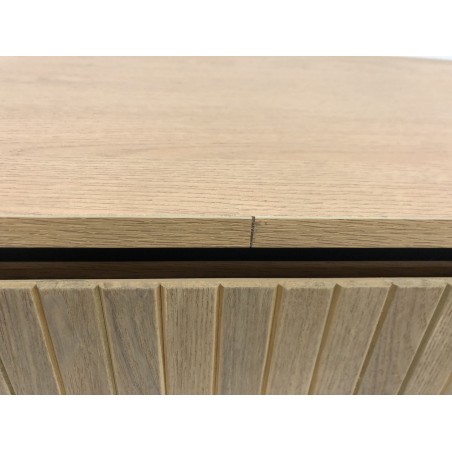 Table basse bois 2 tiroirs style rétro pin | Seconde Main