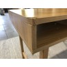 Bureau couleur naturelle 1 tiroir décor motif arrondi 1 niche - Seconde Main