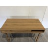 Bureau couleur naturelle 1 tiroir décor motif arrondi 1 niche - Seconde Main