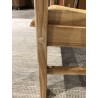 Second Hand -  Light Brown Mindi Armchair with Cane Seat