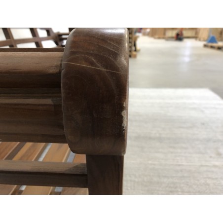 Banc de jardin teck huilé Sumatra - Seconde Main