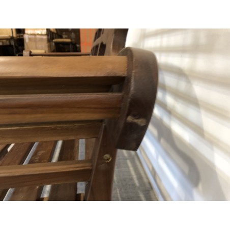 Banc de jardin teck huilé Sumatra - Seconde Main