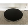 Table basse noire 78x78cm piètement métal| Seconde Main