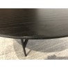 Table basse noire 78x78cm piètement métal| Seconde Main